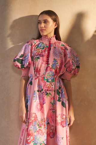 ROSE RED PINK - ALKA DRESS