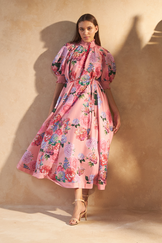 ROSE RED PINK - ALKA DRESS