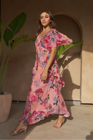 ROSE RED PINK - ASTER DRESS