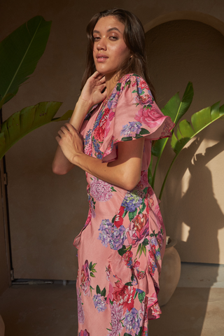ROSE RED PINK - ASTER DRESS