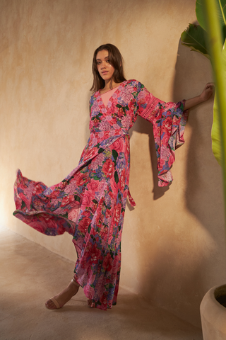 ROSE RED PINK - DAISY DRESS