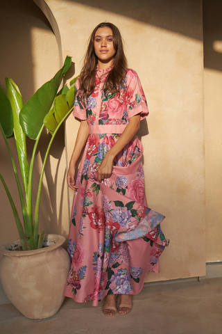 ROSE RED PINK - REVA DRESS