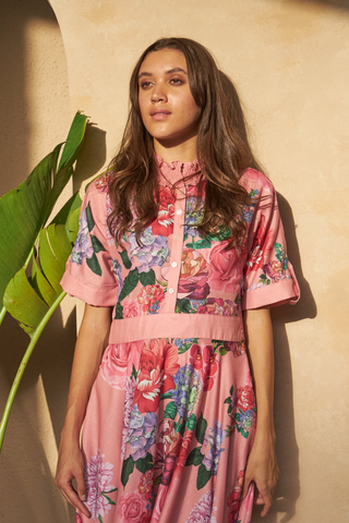ROSE RED PINK - REVA DRESS