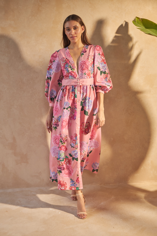 ROSE RED PINK - SAIGON DRESS