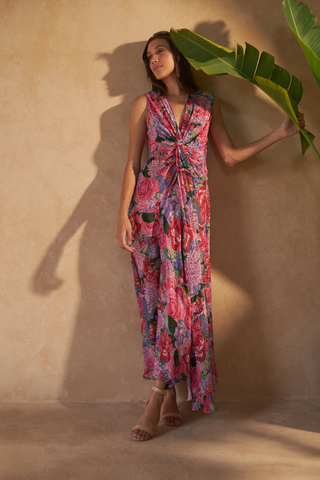 ROSE RED PINK - THEODORA DRESS