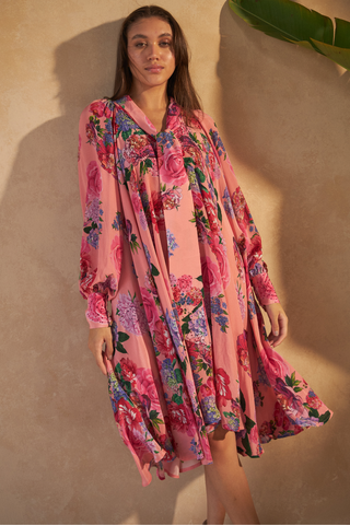 ROSE RED PINK - AMBER DRESS