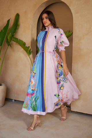 SHELLS MULTICOLOUR - ALKA DRESS