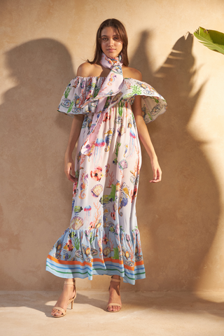 SHELLS MULTICOLOUR - BLOOSOM DRESS