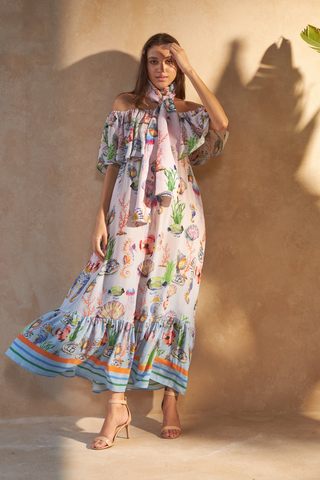SHELLS MULTICOLOUR - BLOOSOM DRESS