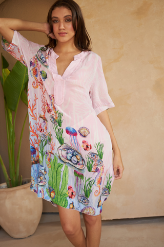 SHELLS MULTICOLOUR - DAHLIA DRESS