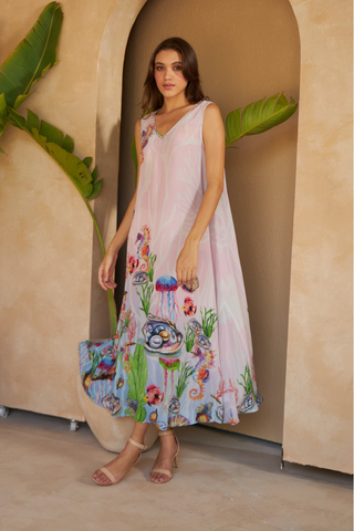 SHELLS MULTICOLOUR - DAPHNE DRESS