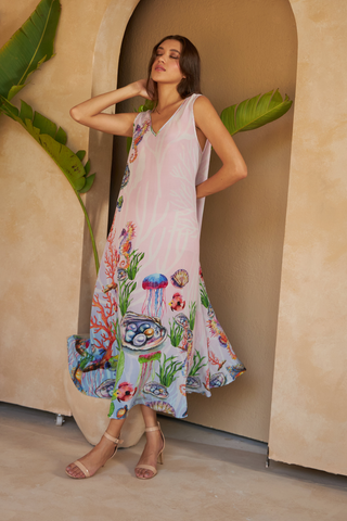 SHELLS MULTICOLOUR - DAPHNE DRESS
