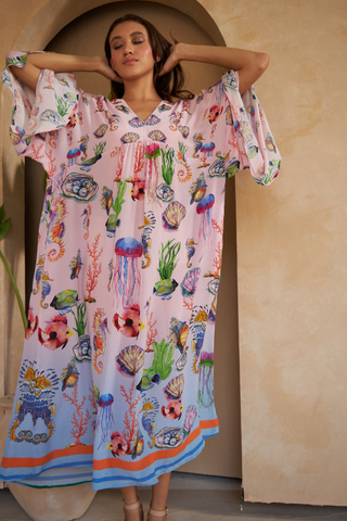 SHELLS MULTICOLOUR - JASMIN DRESS