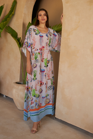 SHELLS MULTICOLOUR - PEONY DRESS
