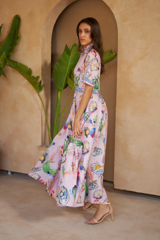 SHELLS MULTICOLOUR - REVA DRESS