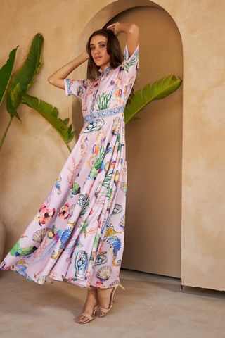 SHELLS MULTICOLOUR - REVA DRESS