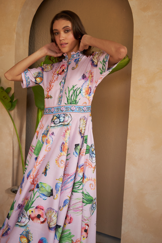 SHELLS MULTICOLOUR - REVA DRESS