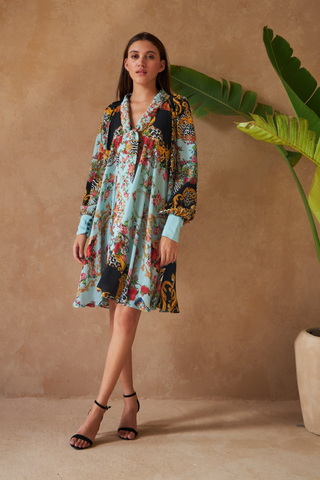 ZEBRA MULTICOLOUR - AMBER DRESS