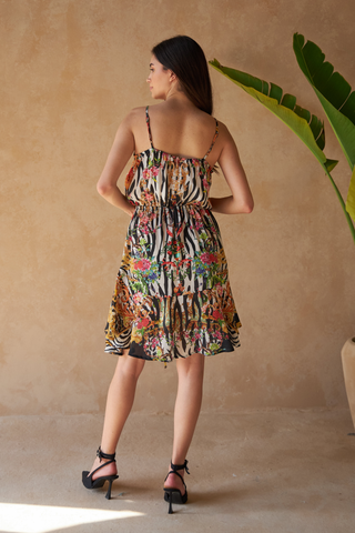 ZEBRA MULTICOLOUR - ANEMONE DRESS