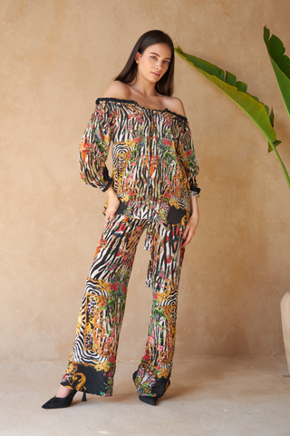 ZEBRA MULTICOLOUR - CALLA TOP