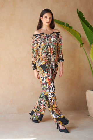ZEBRA MULTICOLOUR - CALLA TOP