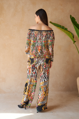 ZEBRA MULTICOLOUR - CALLA TOP