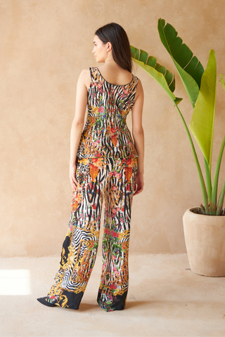 ZEBRA MULTICOLOUR - HIBICUS TOP