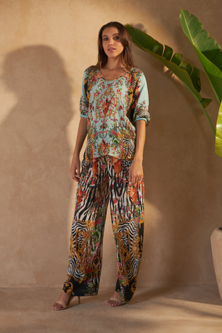 ZEBRA MULTICOLOUR - LILY TOP