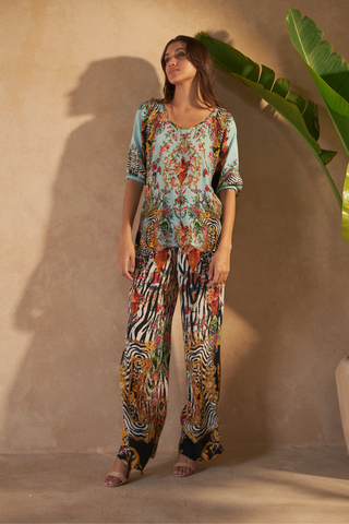 ZEBRA MULTICOLOUR - LILY TOP