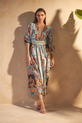 ZEBRA MULTICOLOUR - SAIGON DRESS