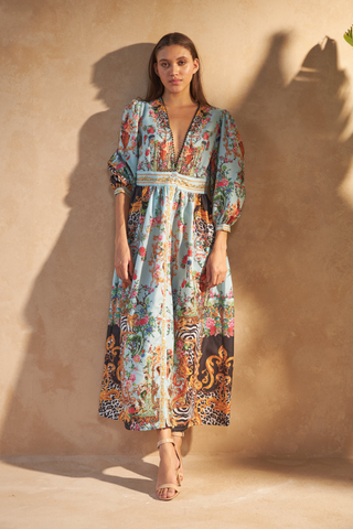 ZEBRA MULTICOLOUR - SAIGON DRESS