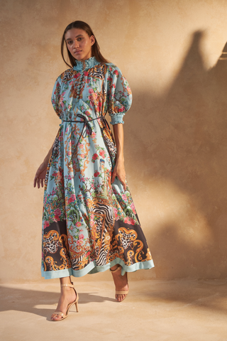 ZEBRA MULTICOLOUR - SAIGON DRESS
