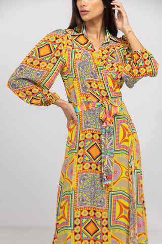 HOBART - SHIRT COLLAR DRESS