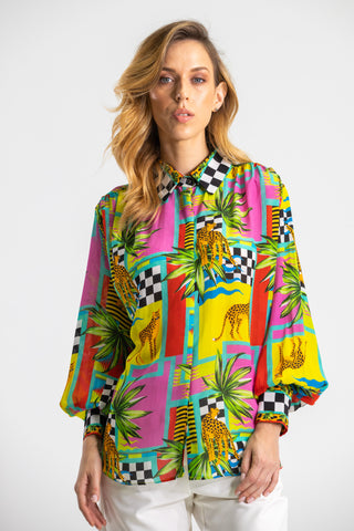 PANTHERA - PUFF SLEEVE SHIRT