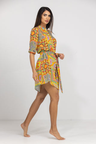 HOBART - PINTUCKS DRESS