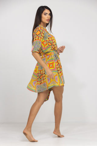 HOBART - PINTUCKS DRESS