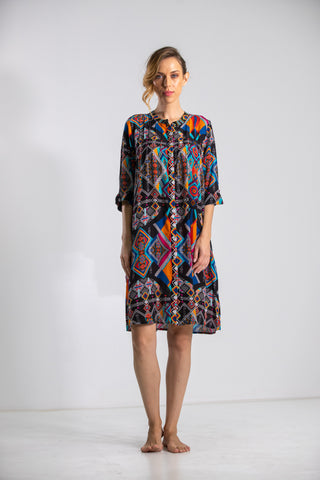 HIMBA AFRICANA - PINTUCK DRESS