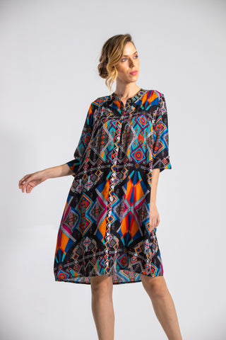 HIMBA AFRICANA - PINTUCK DRESS