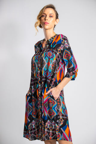 HIMBA AFRICANA - PINTUCK DRESS