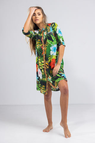 DARWIN - PINTUCKS DRESS