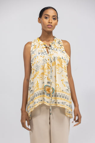 BRISBANE - FRILL ARMHOLE TOP