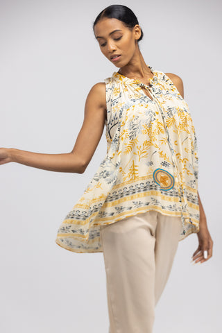 BRISBANE - FRILL ARMHOLE TOP