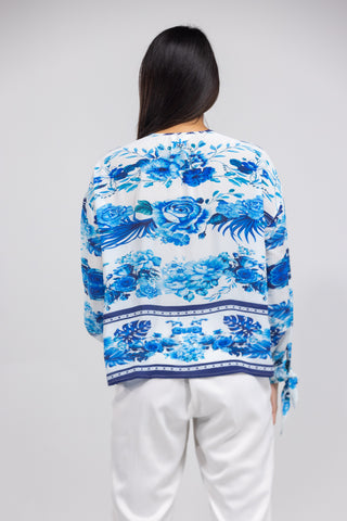 SYDNEY - KNOT CUFF LONG SLEEVE TOP