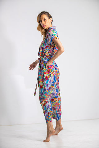 BOBOLI GARDENIA - CAP SLEEVE JUMPSUIT