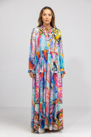 CANBERRA - FRONT PLACKET MAXI DRESS