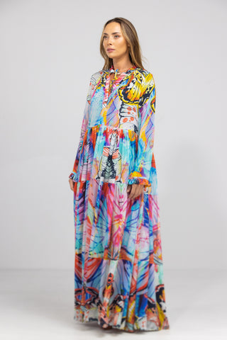 CANBERRA - FRONT PLACKET MAXI DRESS
