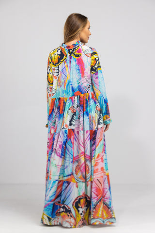 CANBERRA - FRONT PLACKET MAXI DRESS