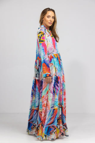 CANBERRA - FRONT PLACKET MAXI DRESS