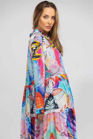 CANBERRA - FRONT PLACKET MAXI DRESS