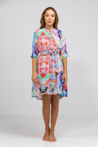 CANBERRA - PINTUCKS DRESS